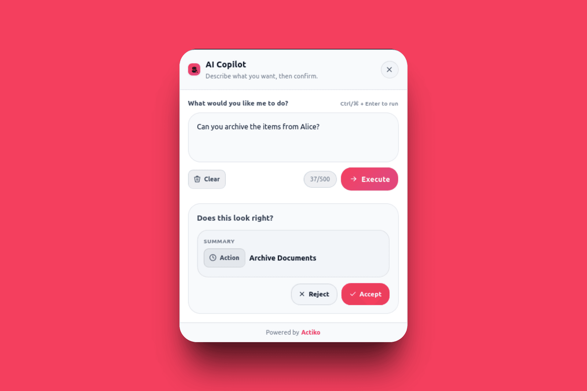 AI Copilot Screenshot